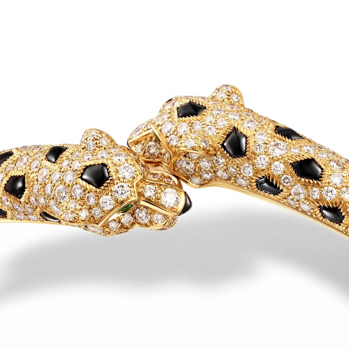 Panthère Half Pavé Small Bangle