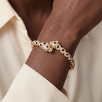Panthère Half Pavé Small Bangle