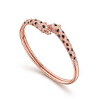 Panthère Half Pavé Small Bangle