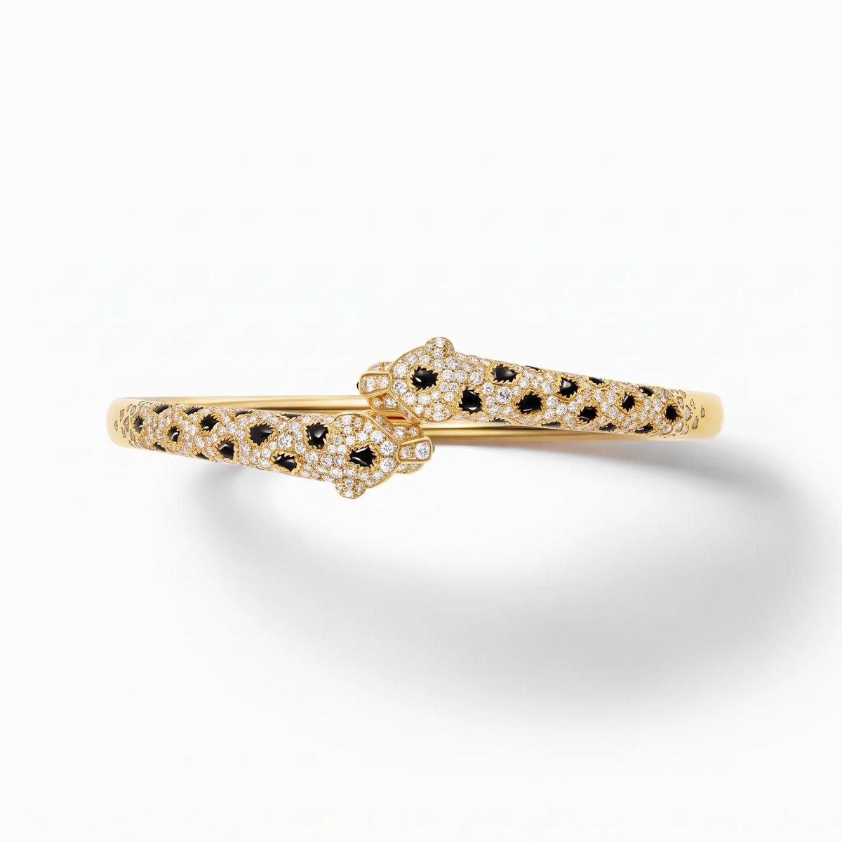 Panthère Half Pavé Small Bangle