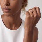 Panthère Medium Half Pavé Statement Ring