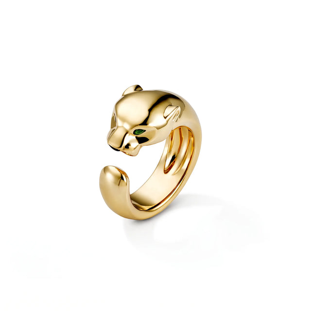 Panthère Medium Sculpted Open Ring