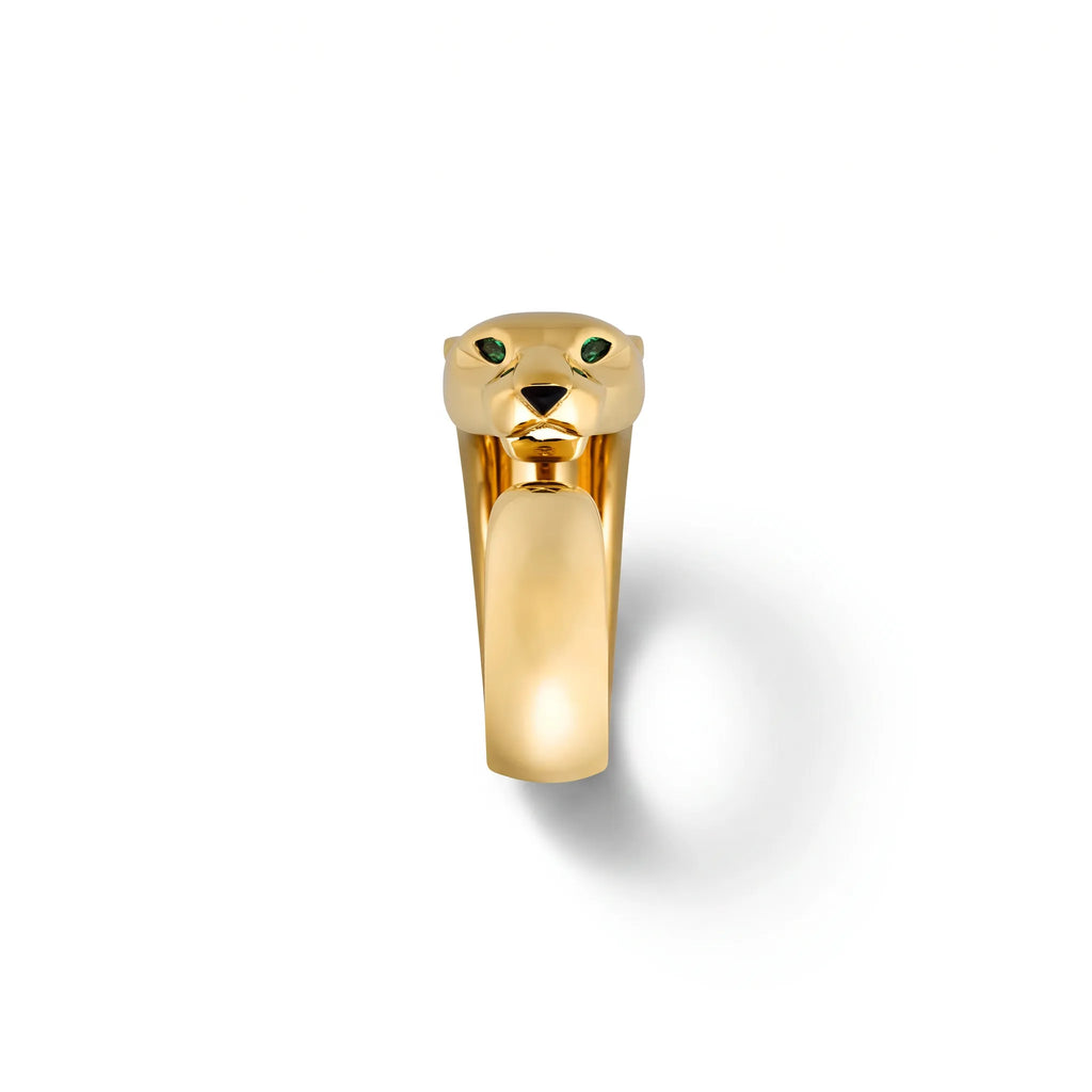 Panthère Medium Sculpted Open Ring