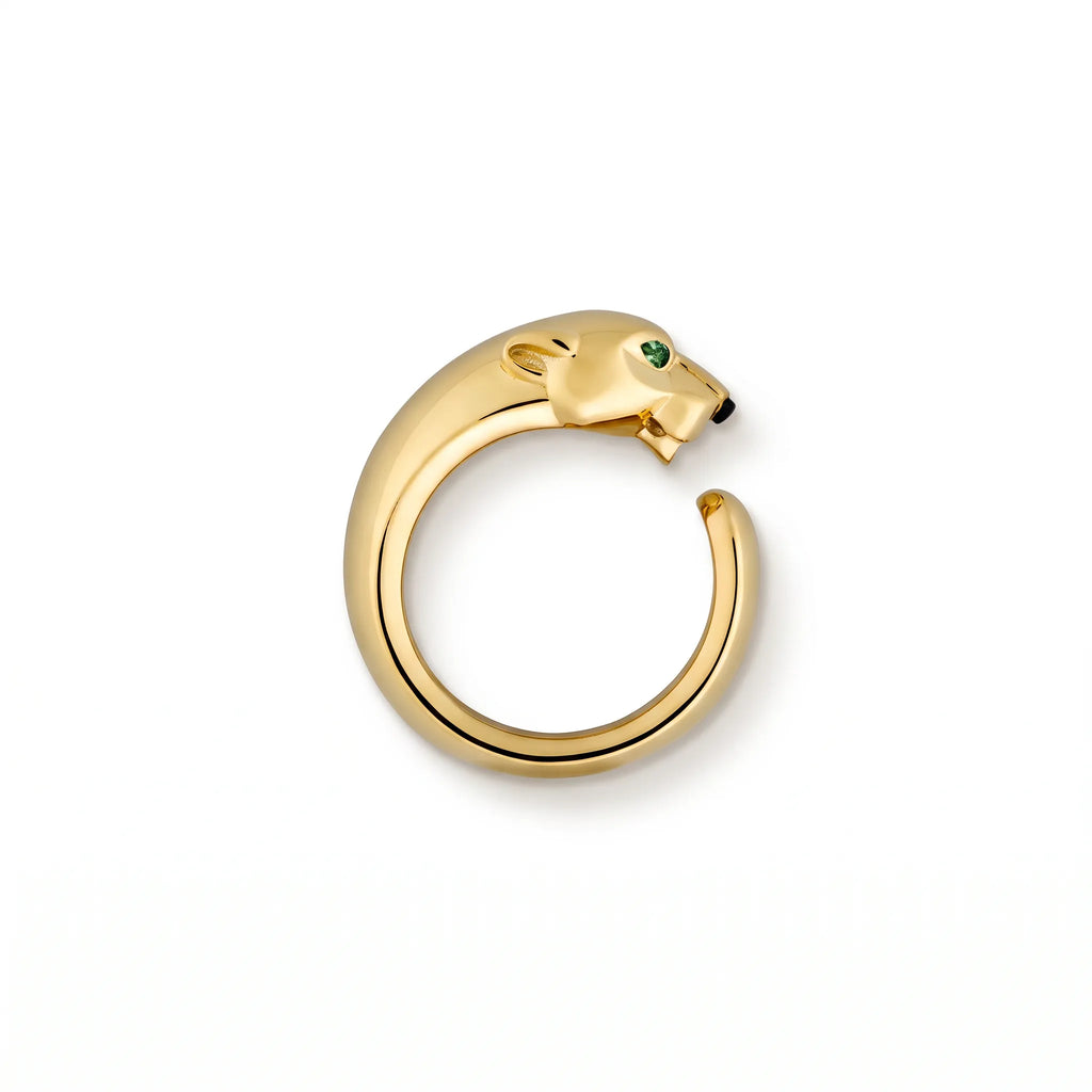 Panthère Medium Sculpted Open Ring