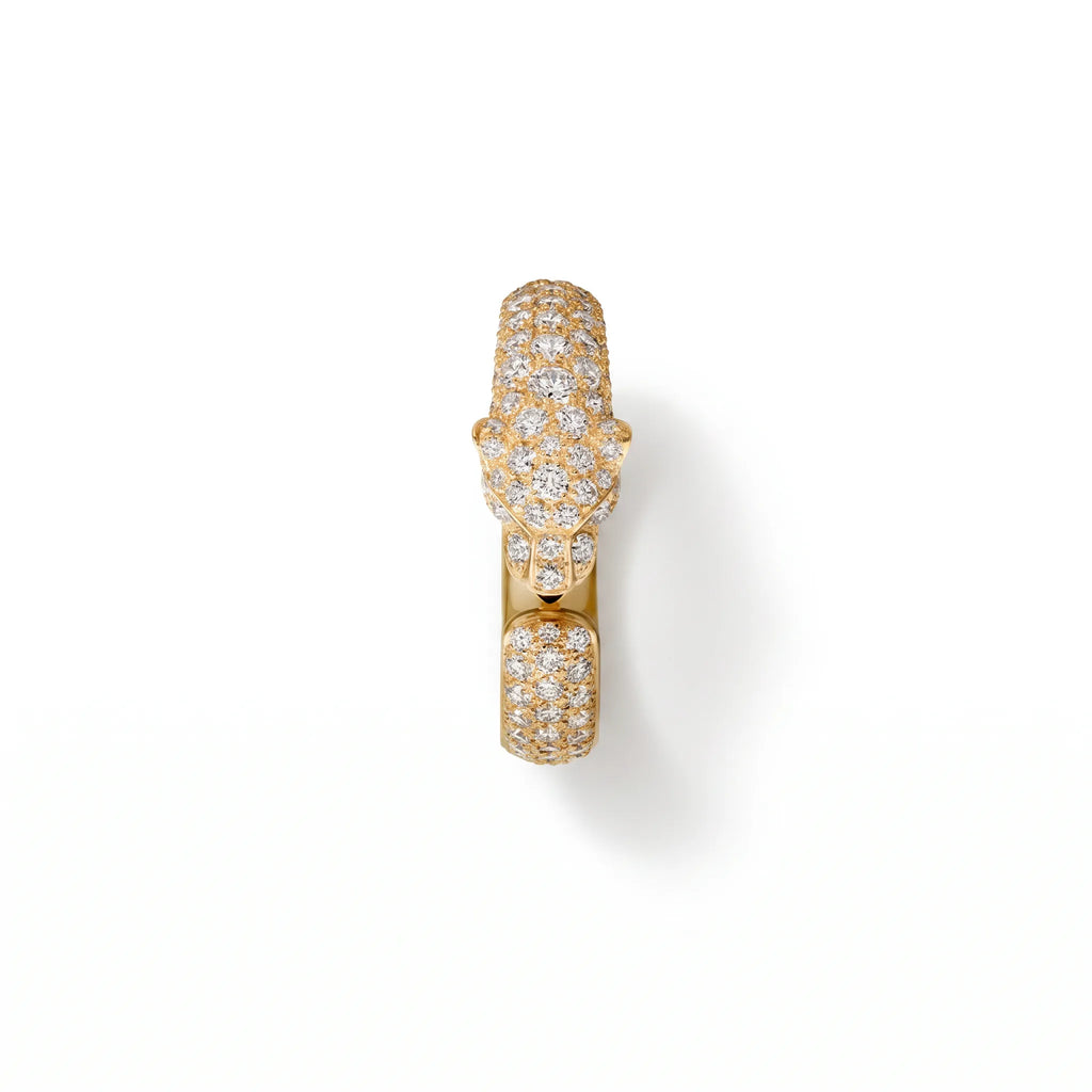 Panthère Petite Full Pavé Ring