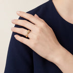 Panthère Petite Head Open Wrap Ring