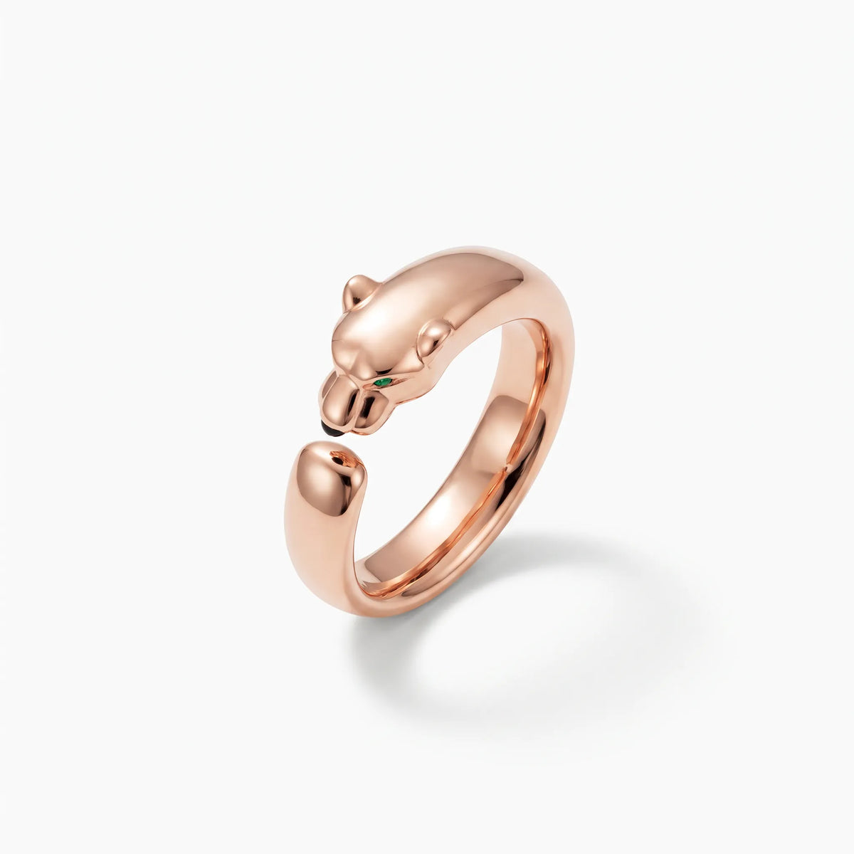 Panthère Petite Head Open Wrap Ring