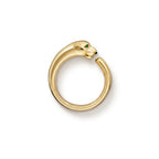 Panthère Petite Head Open Wrap Ring