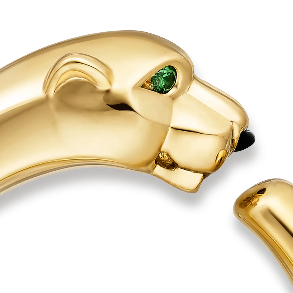Panthère Petite Head Open Wrap Ring