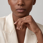 Panthère Small Half Pavé Head Ring