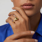 Panthère Spotted Medium Head Ring