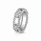 Perlee Clovers Duo Pavé Ring