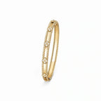 Perlee Clovers Slim Stackable Bangle