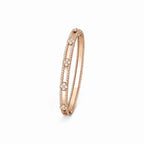 Perlee Clovers Slim Stackable Bangle