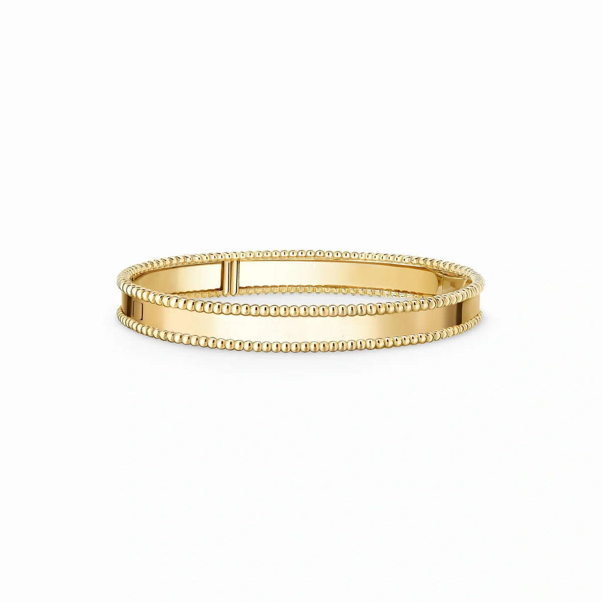 Perlee Double Beaded Rim Bangle