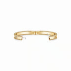 Perlee Double Beaded Rim Bangle
