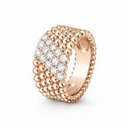Perlee Radiance Pavé Beaded Ring