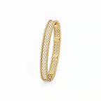 Perlee Radiant Wide Pavé Bangle