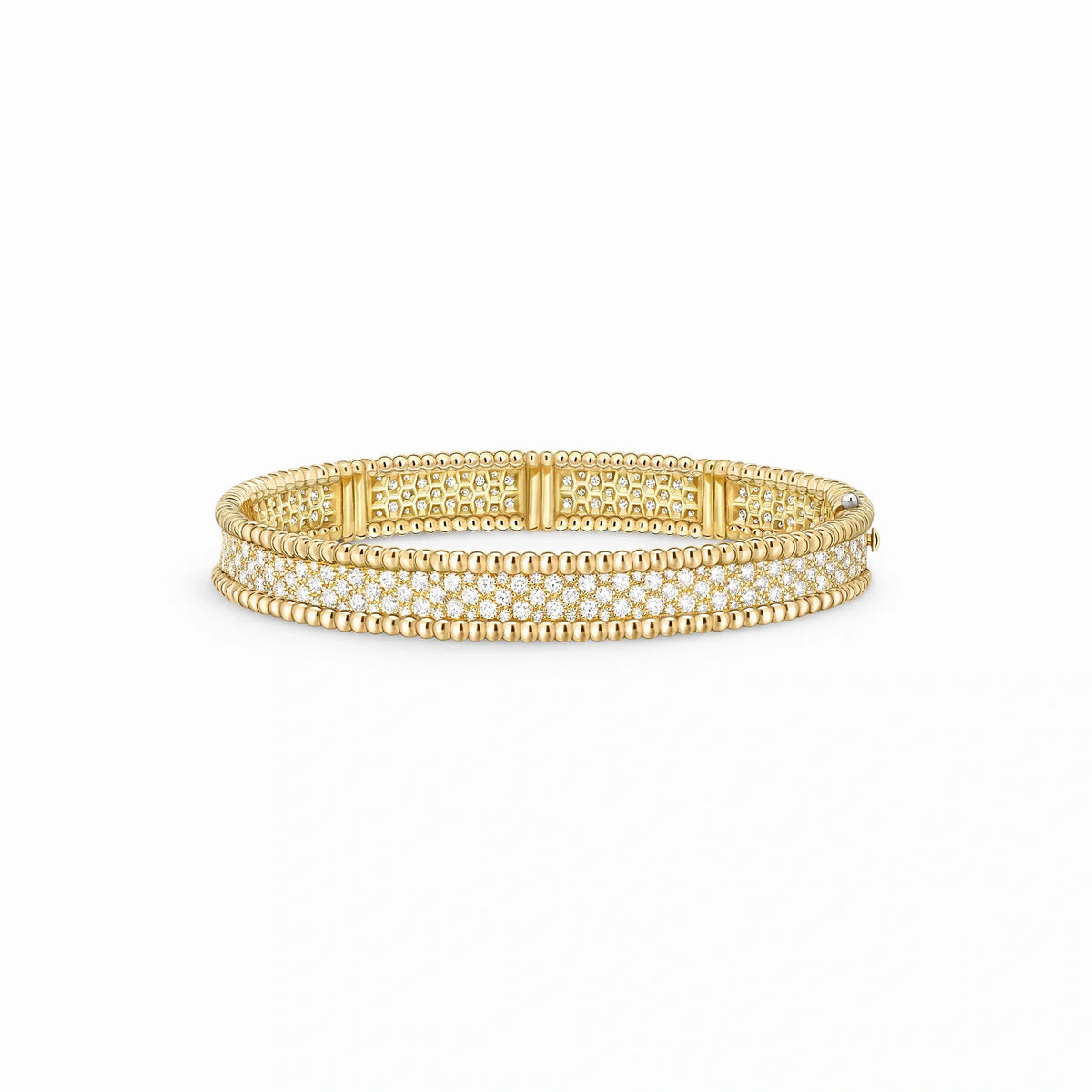 Perlee Radiant Wide Pavé Bangle