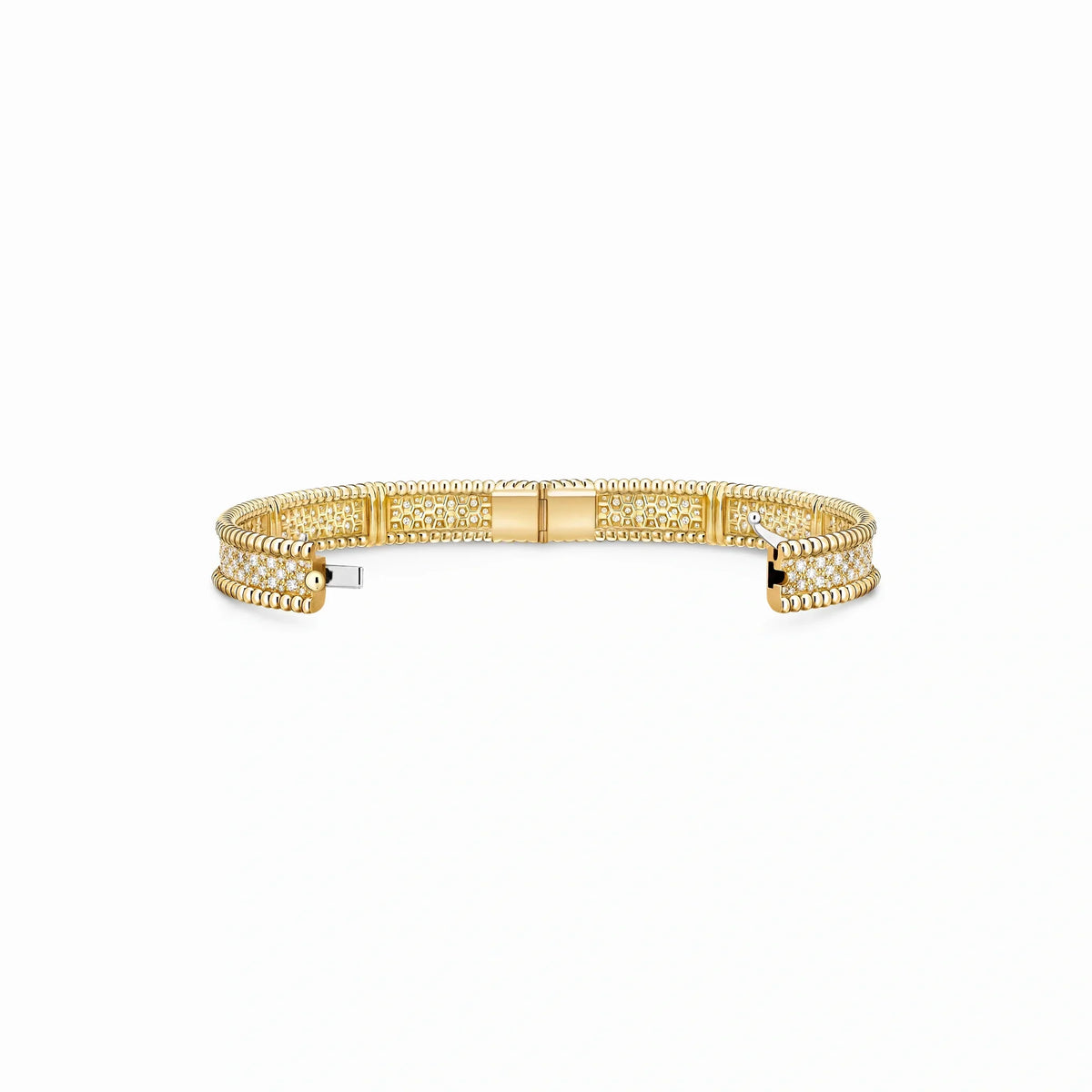 Perlee Radiant Wide Pavé Bangle