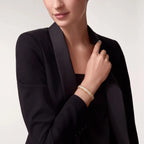 Perlee Radiant Wide Pavé Bangle