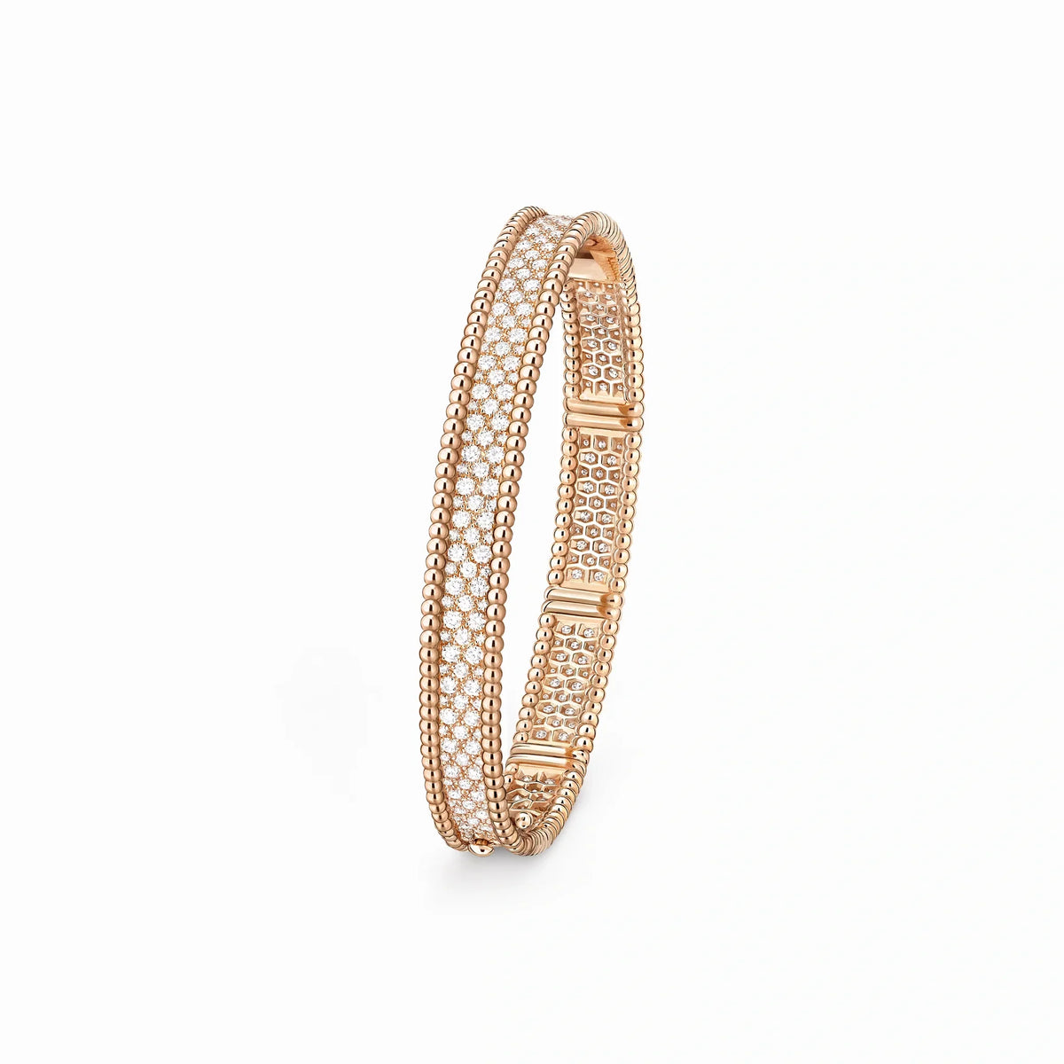 Perlee Radiant Wide Pavé Bangle