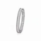 Perlee Radiant Wide Pavé Bangle