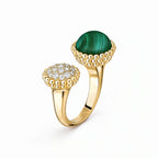 Perlee Turquoise Duo Cabochon Ring