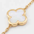 Pure Alhambra Four Clover Station Bracelet