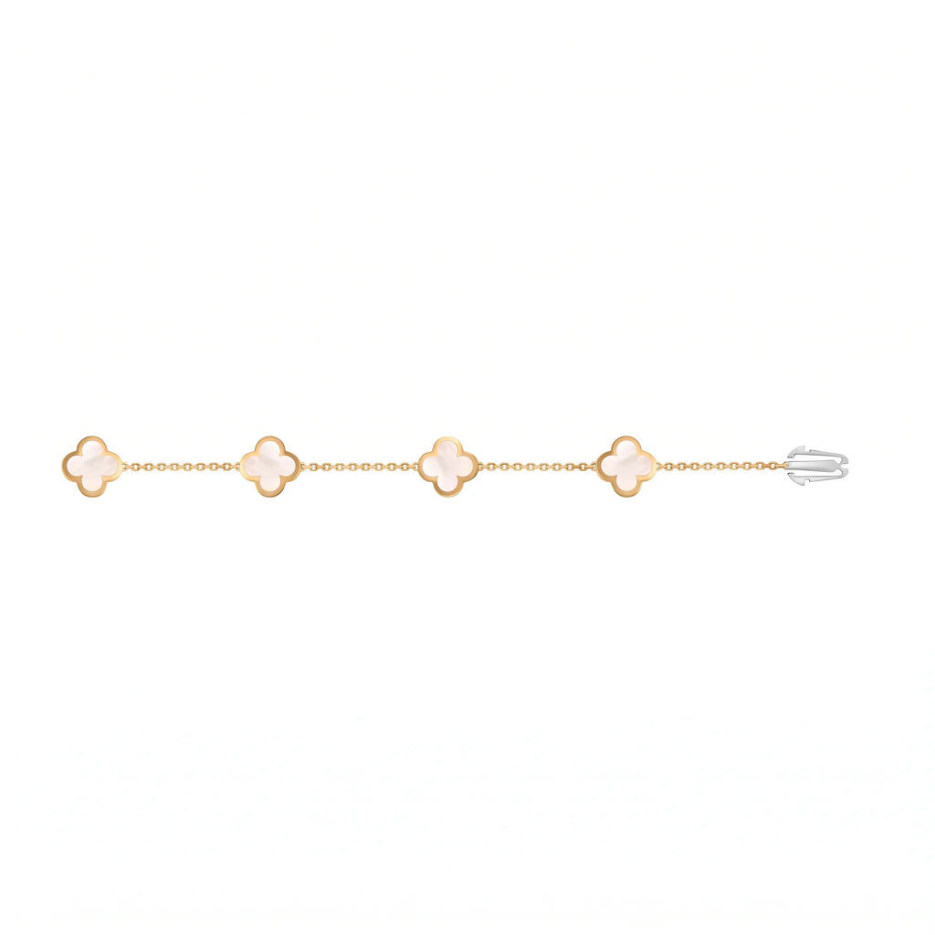 Pure Alhambra Four Clover Station Bracelet