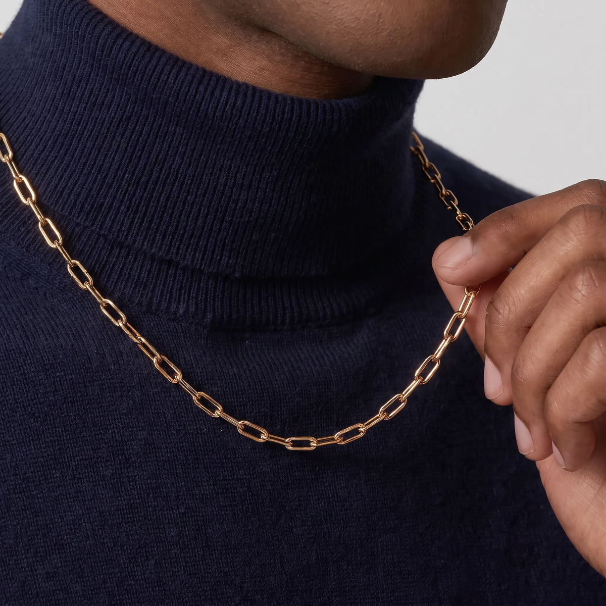 Santos de Rectangular Link Chain Necklace