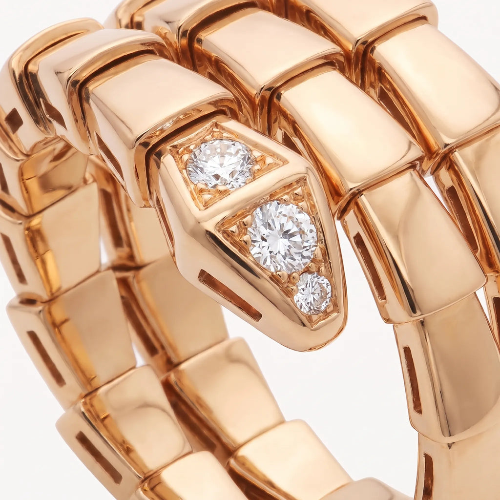 Serpenti Double Coil Snake Ring