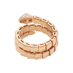 Serpenti Double Coil Snake Ring