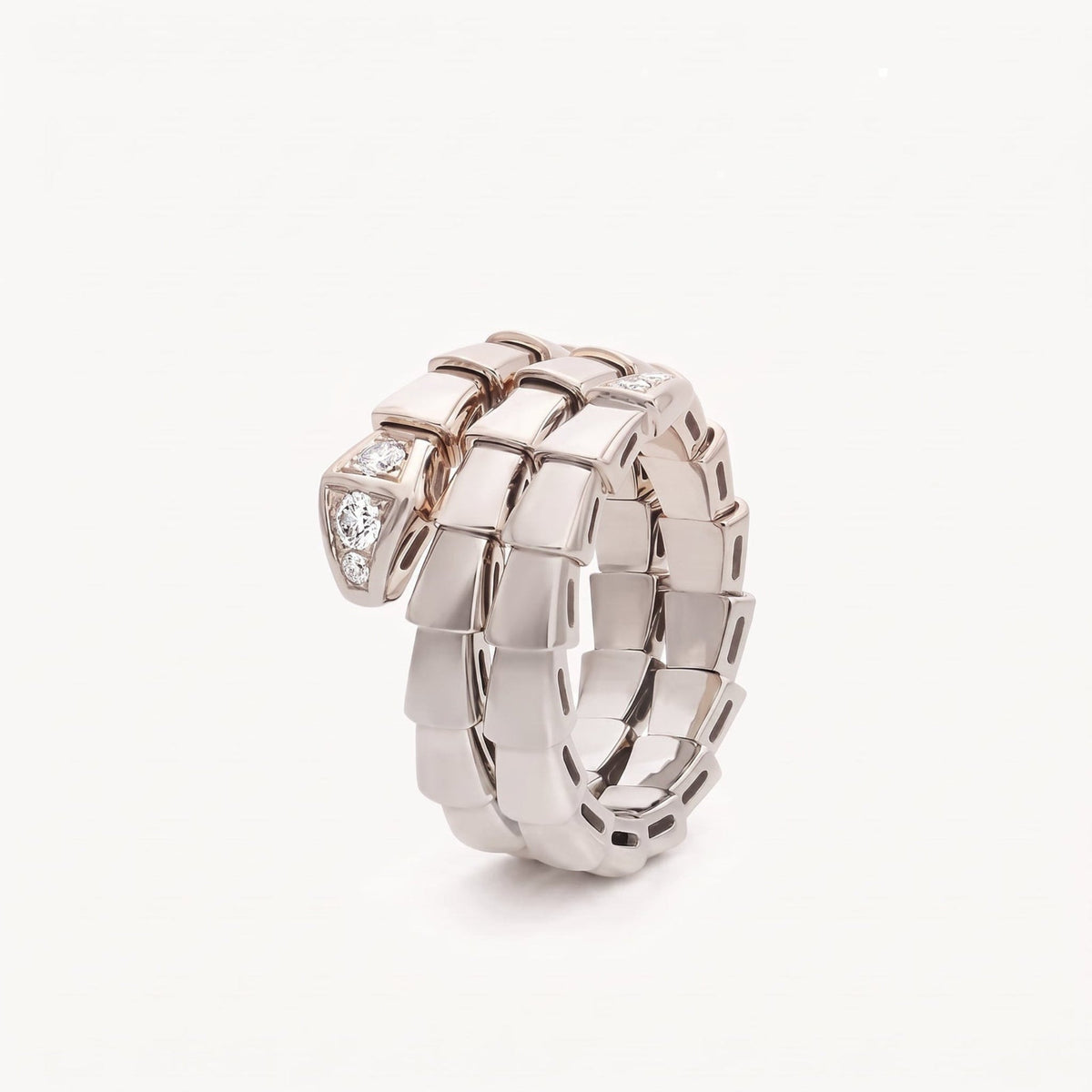 Serpenti Double Coil Snake Ring