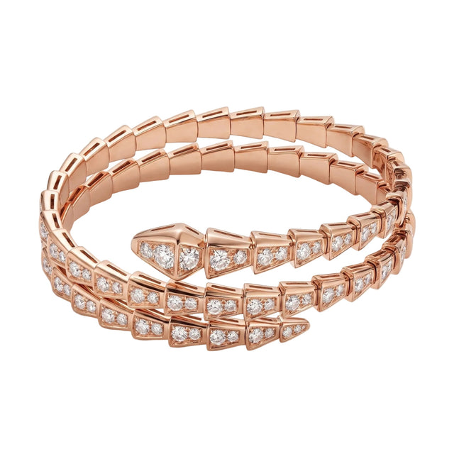 Serpenti Double Coil Wrap Bracelet