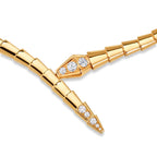 Serpenti Pavé Tip Collar Necklace