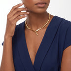 Serpenti Pavé Tip Collar Necklace