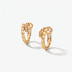 Serpenti Pavé Tip Hoop Earrings