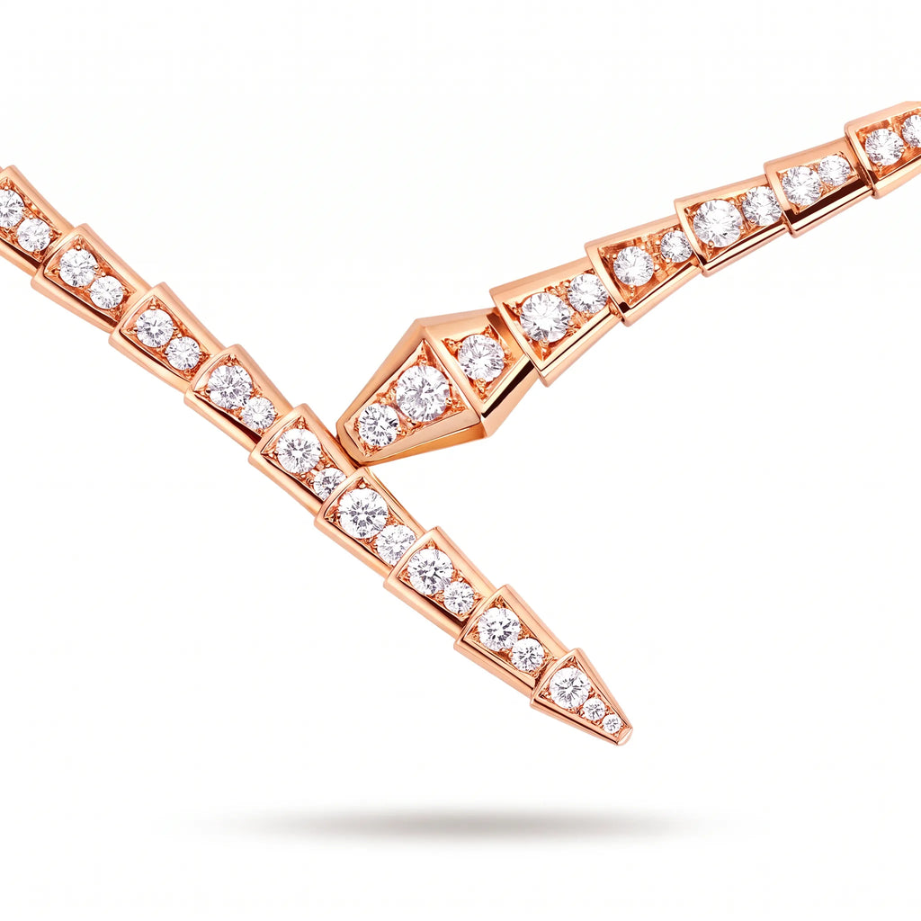 Serpenti Riviera Pavé Snake Necklace