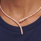 Serpenti Riviera Pavé Snake Necklace