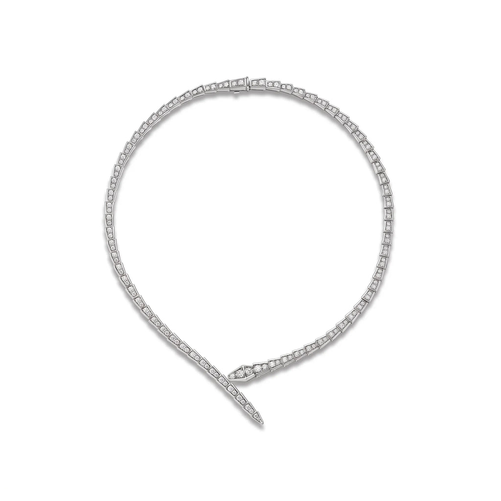 Serpenti Riviera Pavé Snake Necklace