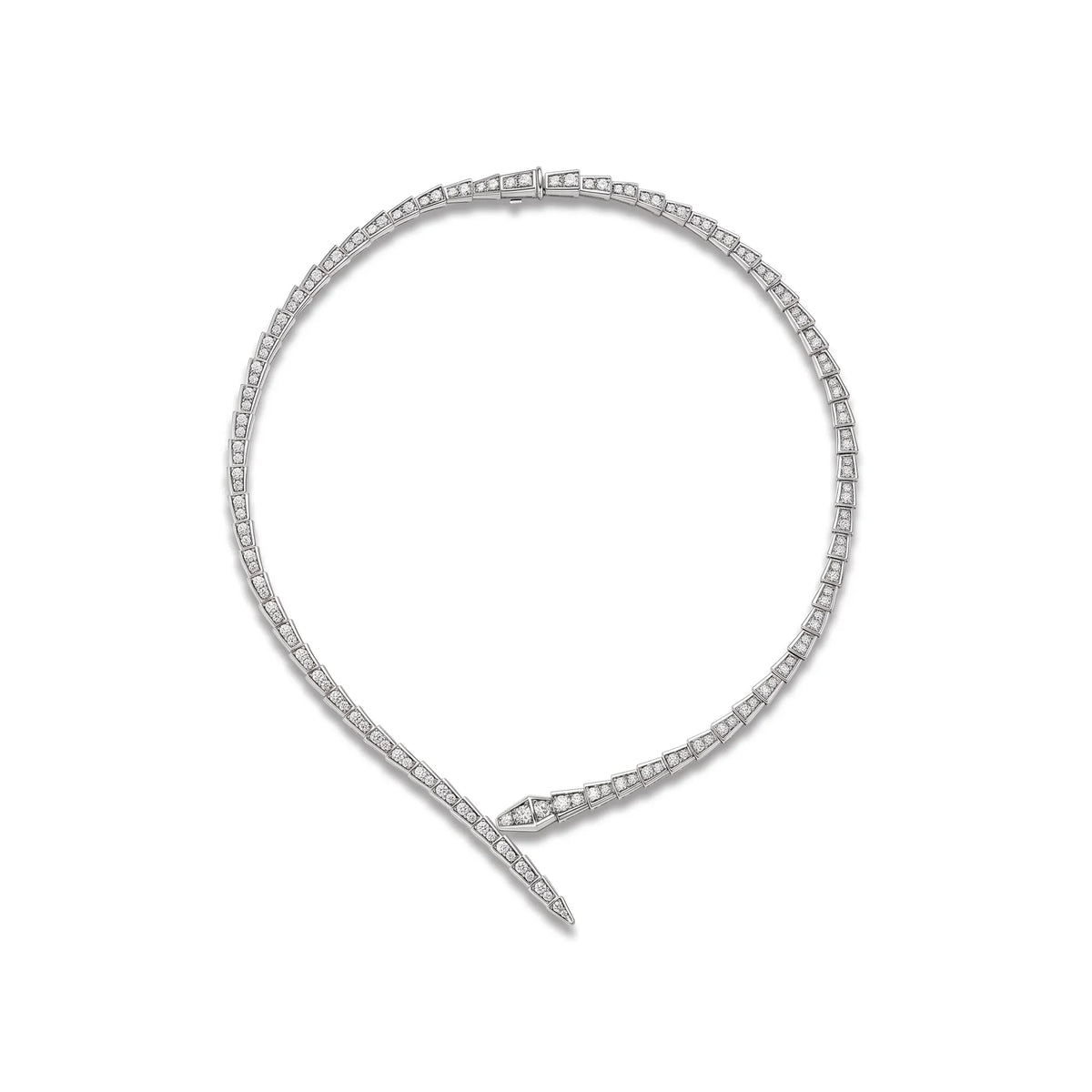 Serpenti Riviera Pavé Snake Necklace