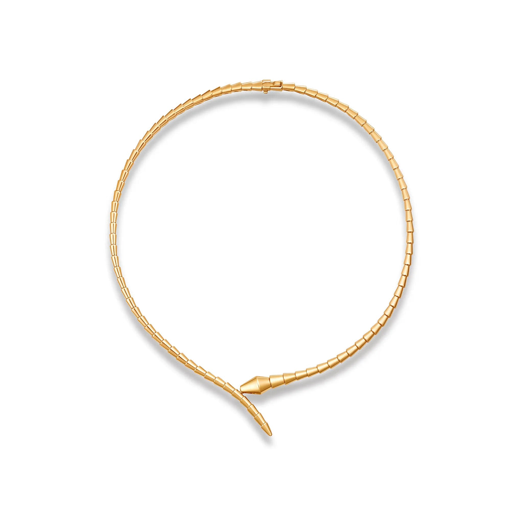 Serpenti Snake Wrap Collar Necklace