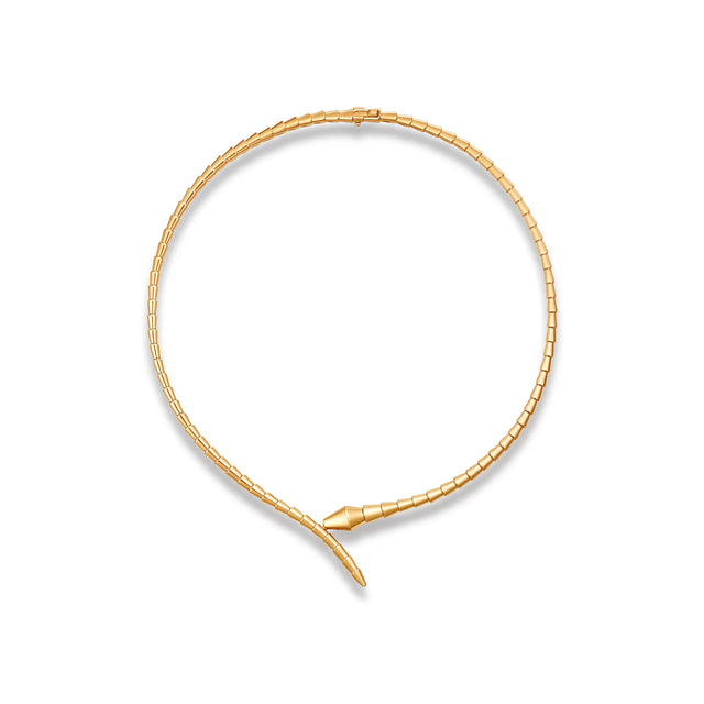 Serpenti Snake Wrap Collar Necklace