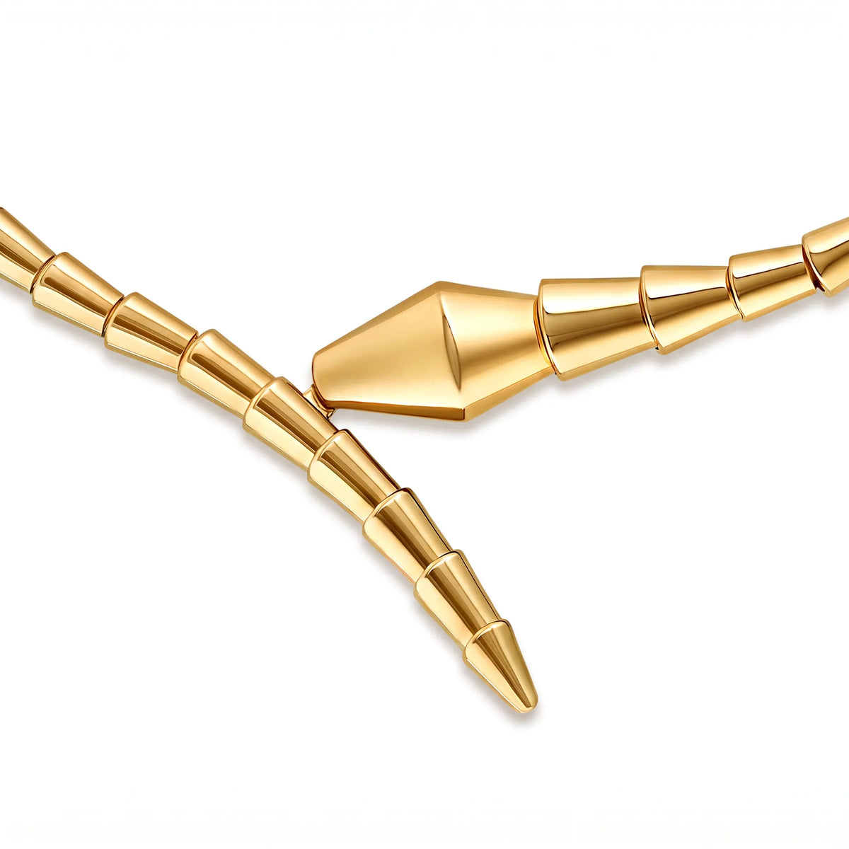 Serpenti Snake Wrap Collar Necklace