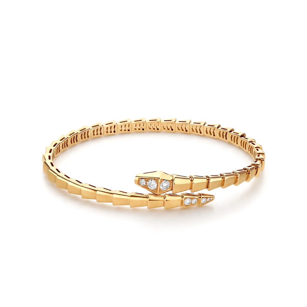 Serpenti Viper Pavé Tip Bracelet