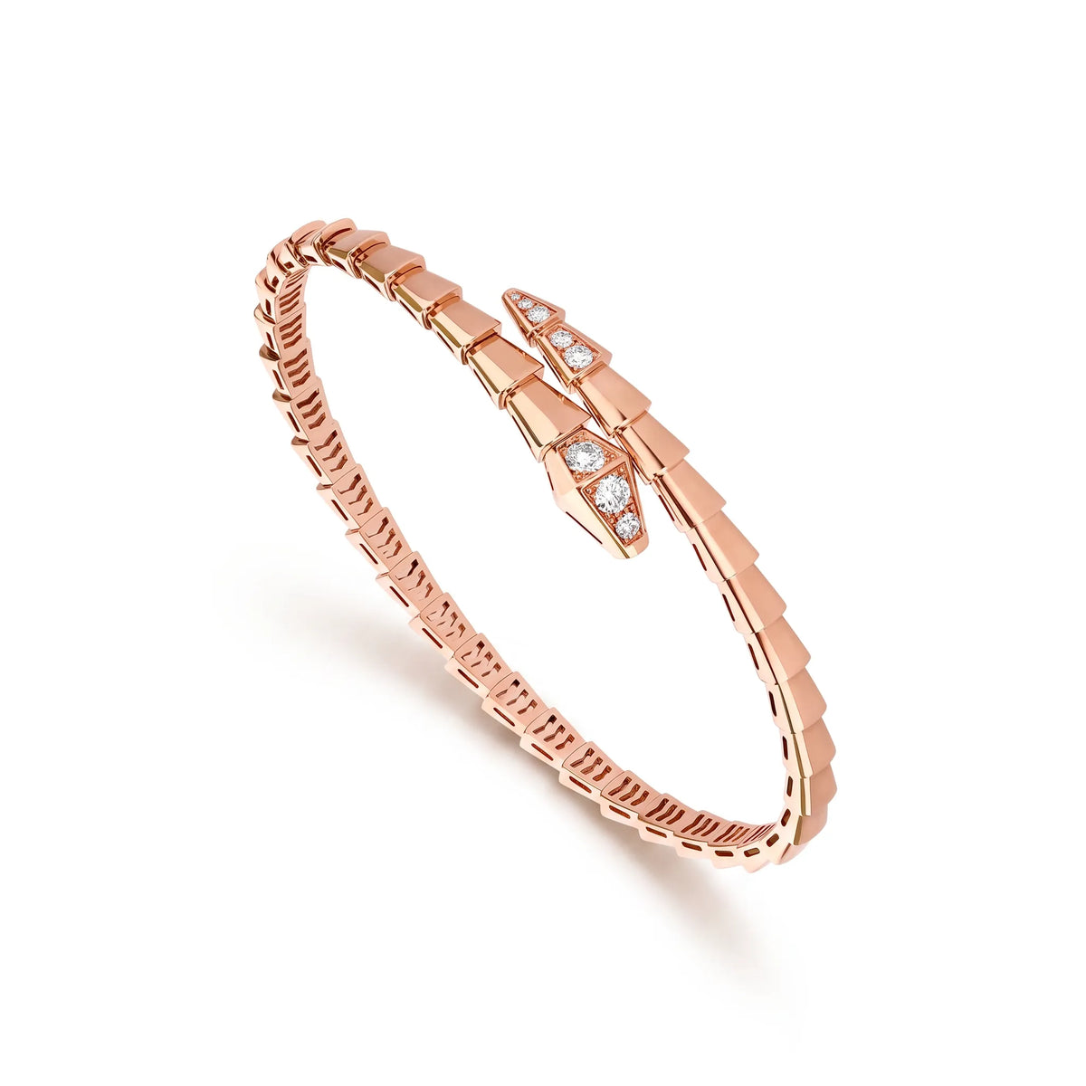 Serpenti Viper Pavé Tip Bracelet