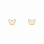 Sweet Butterflies White Butterfly Earrings