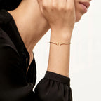 T Narrow Open Wire Cuff Bracelet
