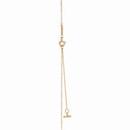 T Smile Dainty Curve Pendant Necklace